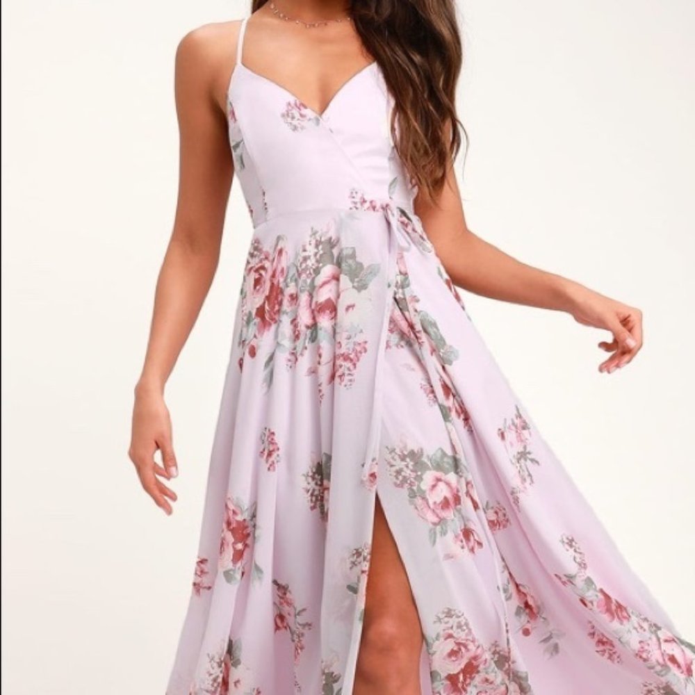 Lulus Floor Length Maxi Floral Dress